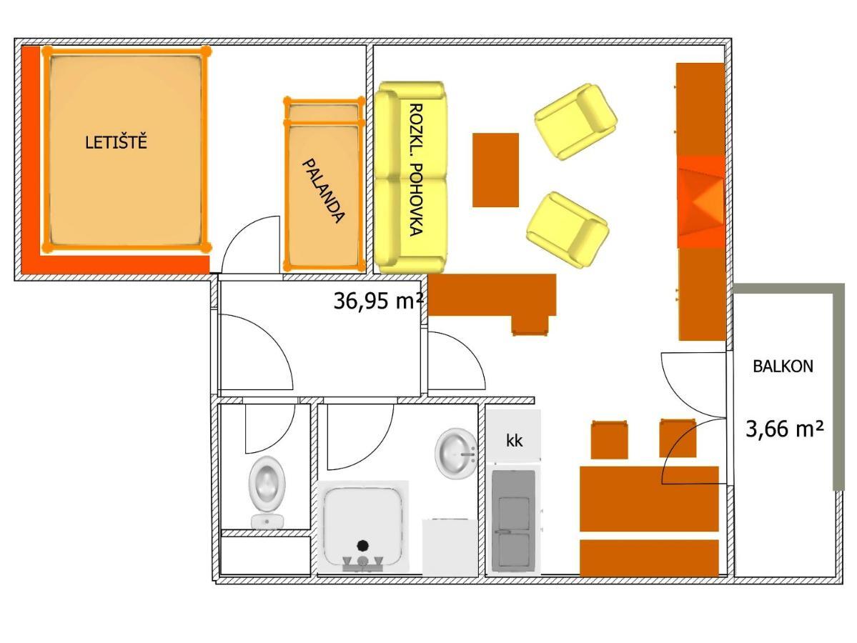 Apartman 6 U Sjezdovek Rokytnice nad Jizerou Eksteriør billede